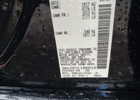 2018 Nissan Altima 2.5 S z USA, uszkodzony, nr VIN 1N4AL3AP5JC186018